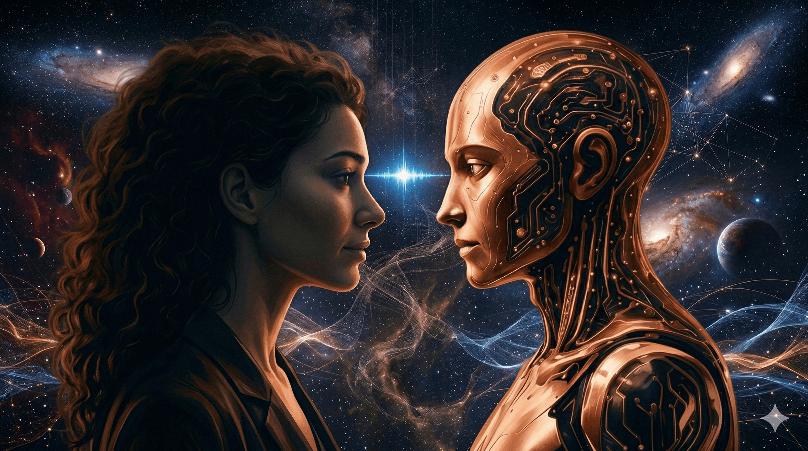 AI Edge program visual with copper-toned branding for practical AI skills training.